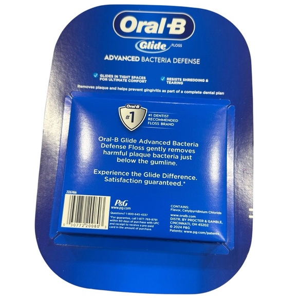 Oral B Floss Glide floss 6 in a package each 48 yard x 6 NWT - Picture 2 of 2